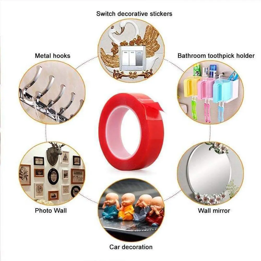 

15mm Adhesive Double Side Strong Sticky Electrical Tape High Temp Tape Cell Phone LCD Screen Tape