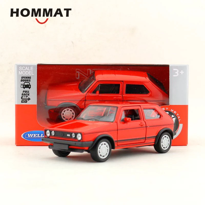 

HOMMAT Simulation Welly 1:36 Scale Golf I GTI Classic Model Car Diecasts & Toy Vehicles Car Model Cars Gifts Toys For Children