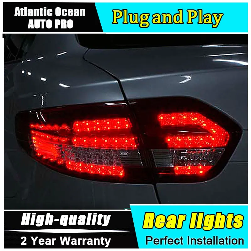 

A&T Car Styling for Renault Fluence LED Taillights 2010-2014 Almera SM3 Tail Lamp Rear Lamp DRL+Brake+Park+Signal led lights