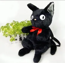 Принцесса сладкий лолита сумка HARAJUKU стиль сумка черная кошка рюкзак милый мультфильм мягкие плюшевые сумка для молодых девушек