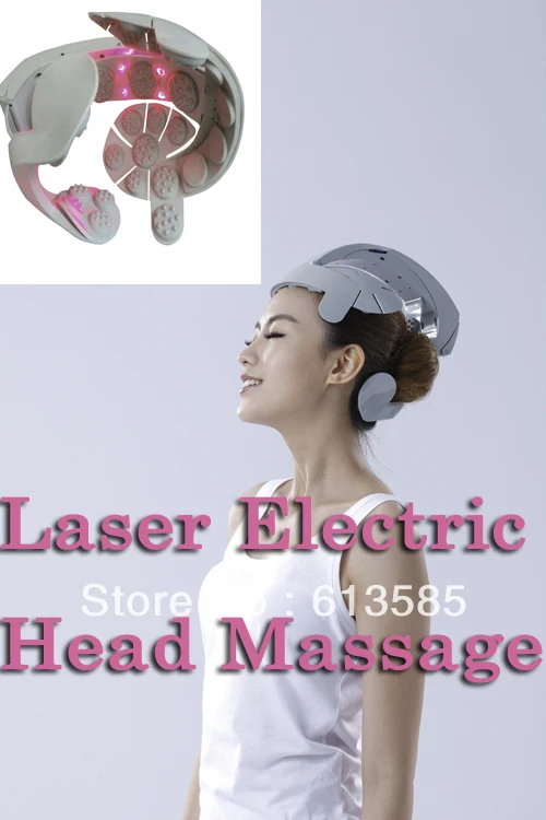 Head vibrating Massager/ Brain Relax/Low level Laser Therapy Device