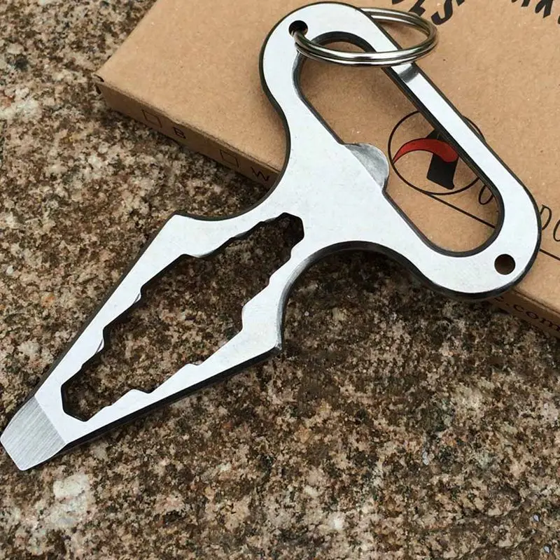 

Outdoor Tool Protection Tool Weapons Personal Self Defence Stainless Steel Bottle Opener Combination Wrench Self Defense Supply