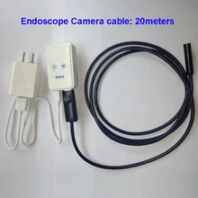 WE920 20.0 Metros À Prova D’ Água Com Fio USB Câmera de Inspeção Endoscópio com Caixa De WI-FI para Conexão Sem Fio Do Telefone Inteligente & DIODO EMISSOR de Luz