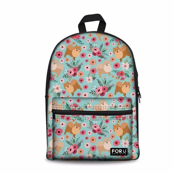 

Customized School Bags Backpack Schoolbag for Girls Corgi Mermaid Printing Kids Bag School Satchel for Teenager Scool Bag 2019