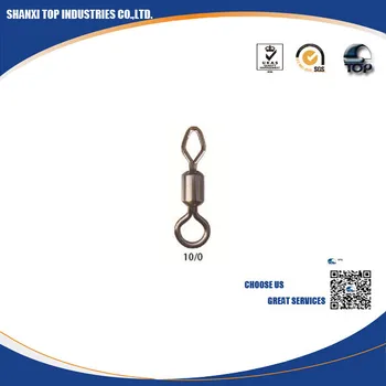 

1000pcs Top quality Round and diamond eye rolling swivel 3/0