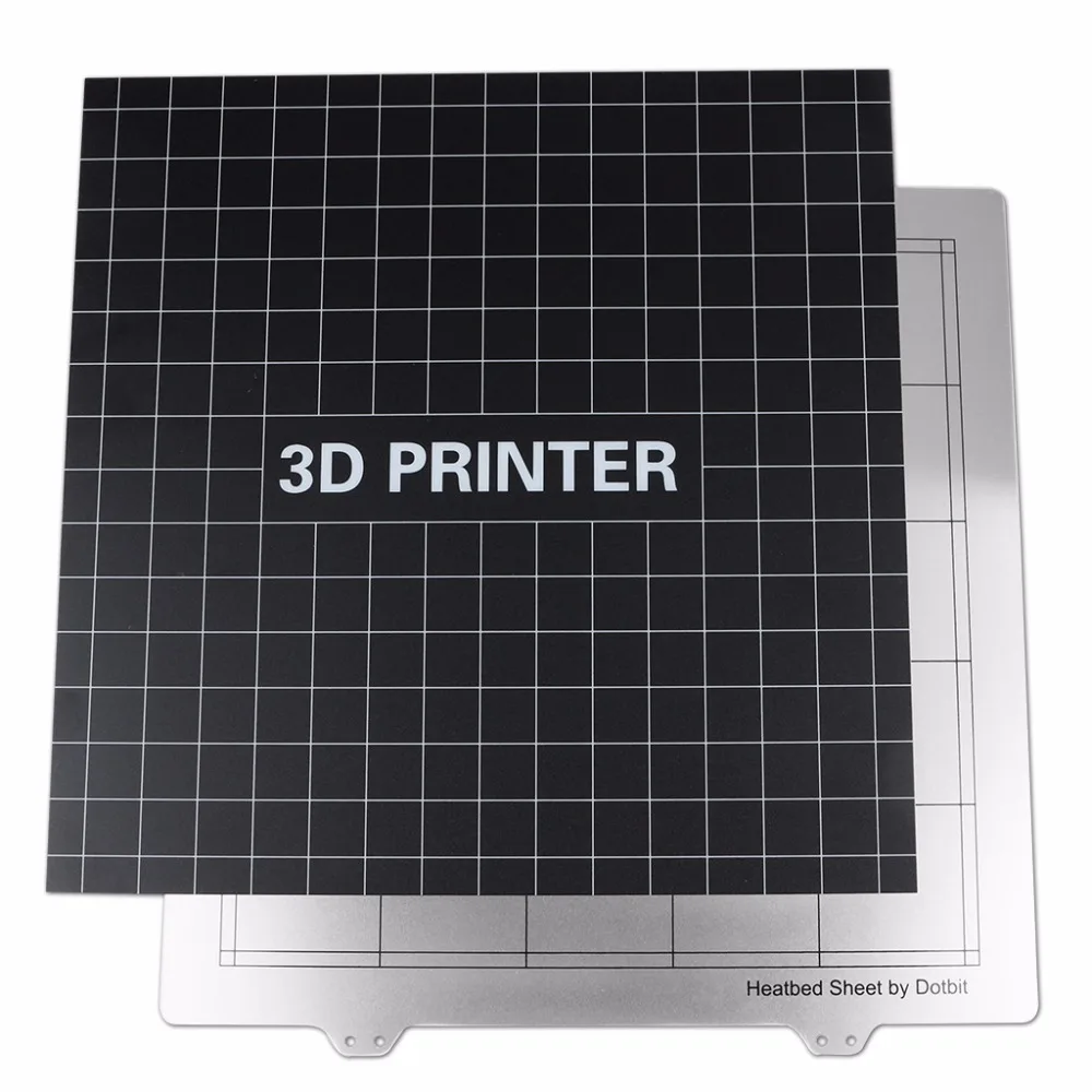 300x300mm Sticker Build Sheet +Spring Steel Heat Bed Platform 3D Printer Buildplate For Creality CR-10 Tevo Lulzbot 6 | Компьютеры и