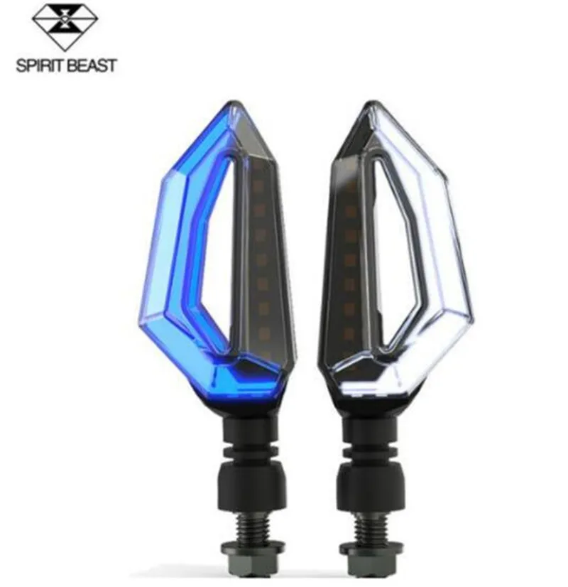

SPIRIT BEAST Motorcycle Signal Lights Moto Accessories LED Turn Signal Lights Motocross High Brightness Lights Lamp Motocycle