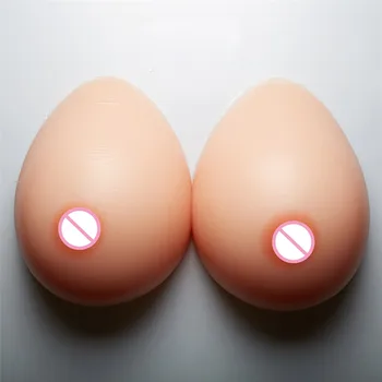

6000g/Pair Teardrop Mega Breast Form Medical Grade Silicone Breast Crossdresser Drag Queen Shemale Huge Cup Artificial Boobs