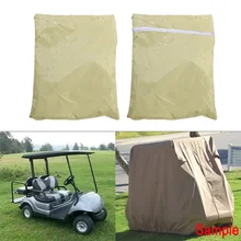 4 Пассажира 274x122x168 см S Водонепроницаемый чехол для хранения тележки для гольфа на молнии автомобильный детектор для гольф-тележки Чехол для хранения для EZ GO клубного автомобиля