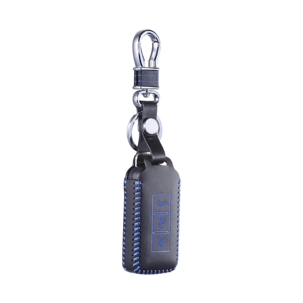 Кожаный чехол для ключей Mitsubishi Outlander Lancer 10 EX Pajero Galant Sport ASX RVR L200|fob cover|fob chainkey mitsubishi