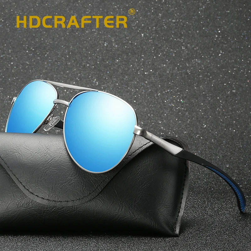 HDCRAFTER классический Для мужчин поляризационные очки Polaroid вождения пилота