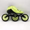 The new 3x125 skates high-quality carbon fiber straight-line speed skating professional hand-built thermoplastic inside ► Photo 2/6