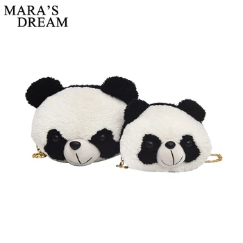 

Mara's Dream 2018 Women Bags Shoulder Tote Bags New Cute Panda Solid Zipper New Women Messenger Bags Famous Leather Handbags Bag