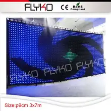 P9 3x7 м Свадебные букеты светодиодное освещение этап фоне DMX светодиодный видеоэкран