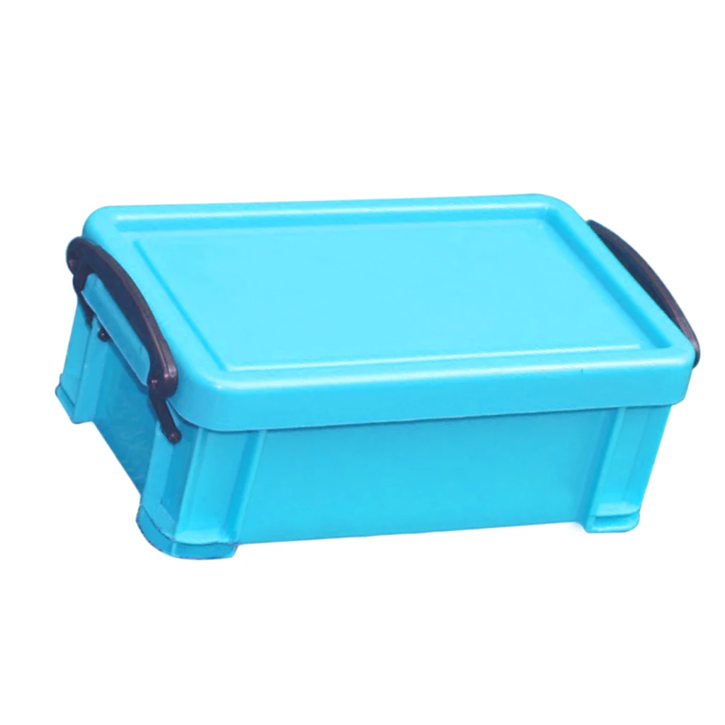 Home Furnishing Consealed 0.5L Latch Storage Box  Kitchen Garage Organizer Jewelry Case Container Set, Lided