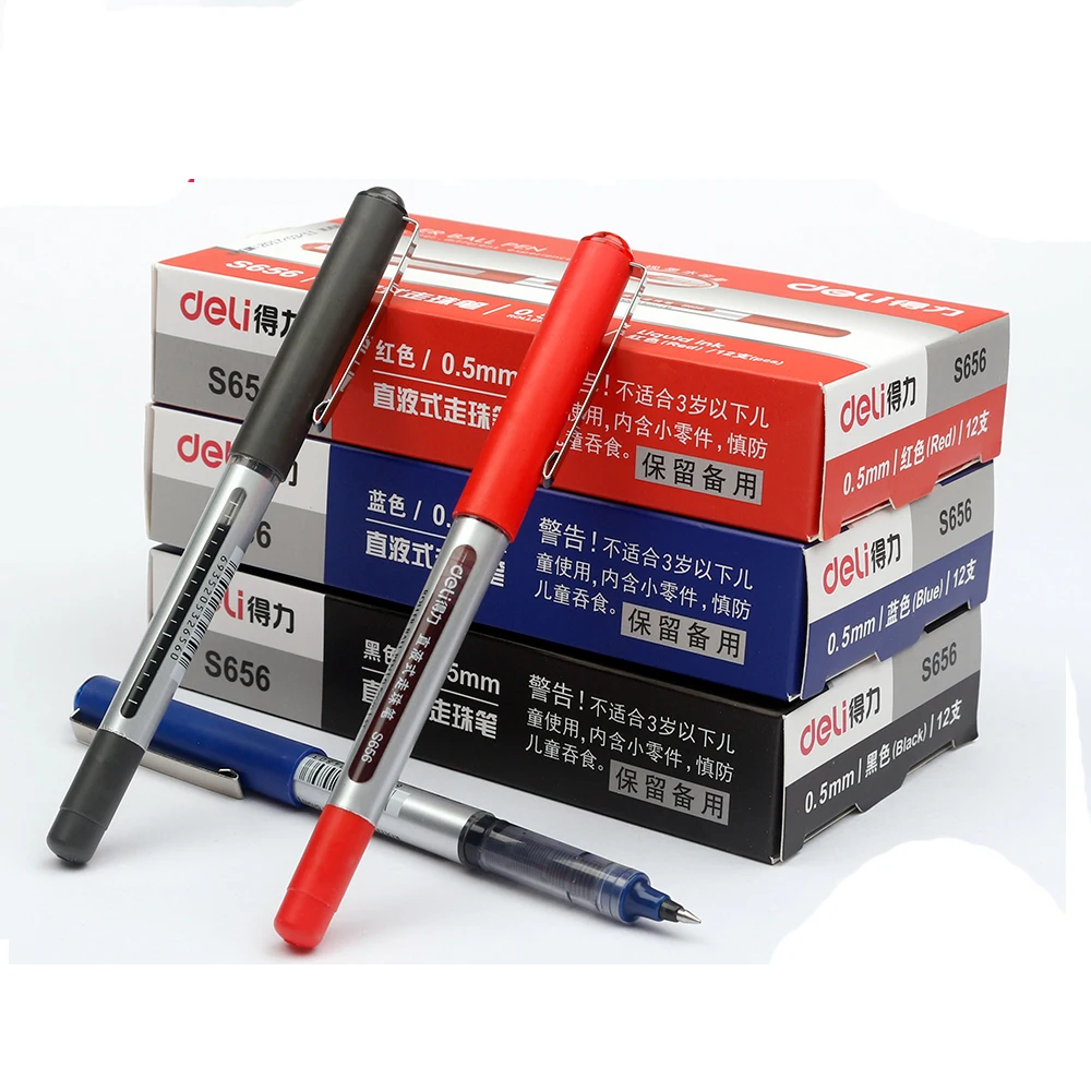 36pcs Lot Deli Direct Liquid Ballpoint Tungsten Carbide Beads Pen