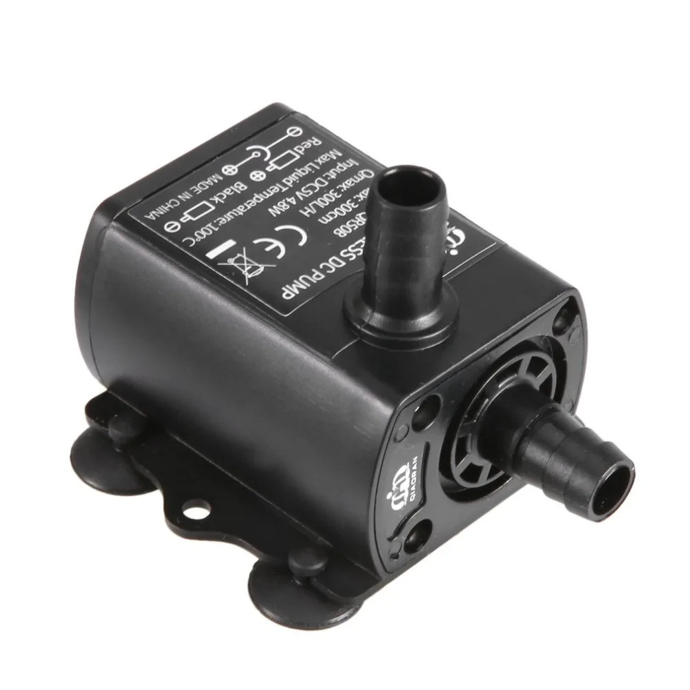 Decdeal ультра-тихий USB мини Бесщеточный DC водяной насос DC5V 4,8 W 300L/ч подъем 300 см подводный фонтан аквариумный циркулирующий