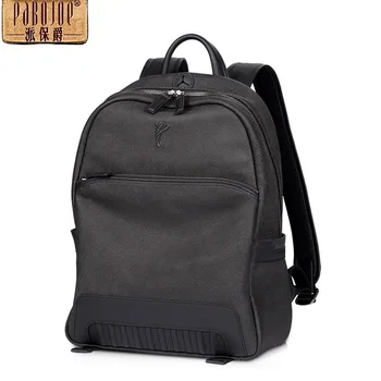 

top grade genuine leather Backpack 100% Cow leather mochila brand New men travel bag free shipping