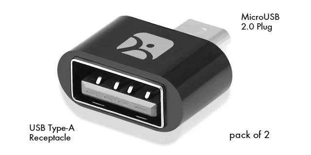 

Meenova Ultra Compact Mini USB-OTG Adapter S6/Edge/Edge+/S5/S4, Xiaomi, Note 5/4/3, Nexus 7/6/5, Flash Disk, Android TV Box
