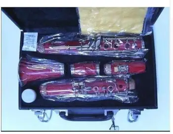

1 piece clarinet clarinet instrument (rose red) Bb 17 key clarinet