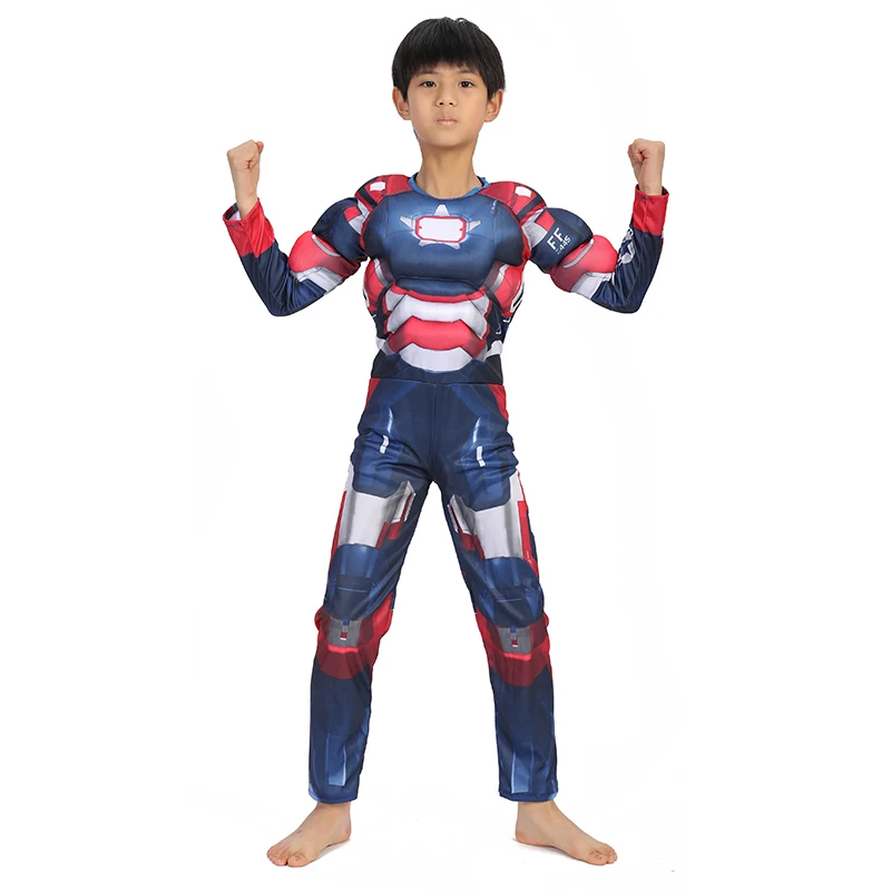 Purim Iron Man Mark Costume Suit Halloween Christmas Superhero Ironman Costume For Kids Boys Girls Cosplay Fantasia Avengers