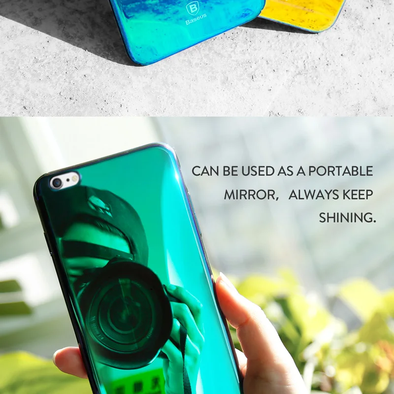 Baseus Luxury Glaze Cases For Apple iPhone 6s 6 Case 360 Full Protection Cover Case For iPhone 7 8 6 Plus Phone Cases (2)
