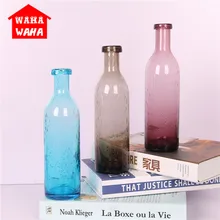 Современная цветная пузырьковая ваза гидропонное растение/Цветочная прозрачная ваза Кофейня комната стеклянная настольная растение бонсай Декор террариума