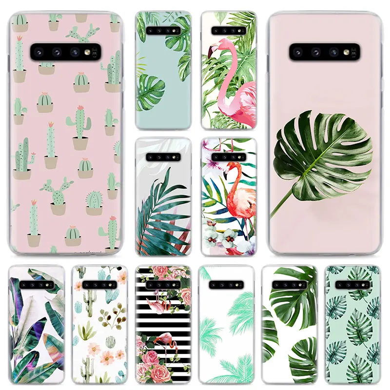 Tropical plants leaf Cactus Phone Cases for Samsung Galaxy ...