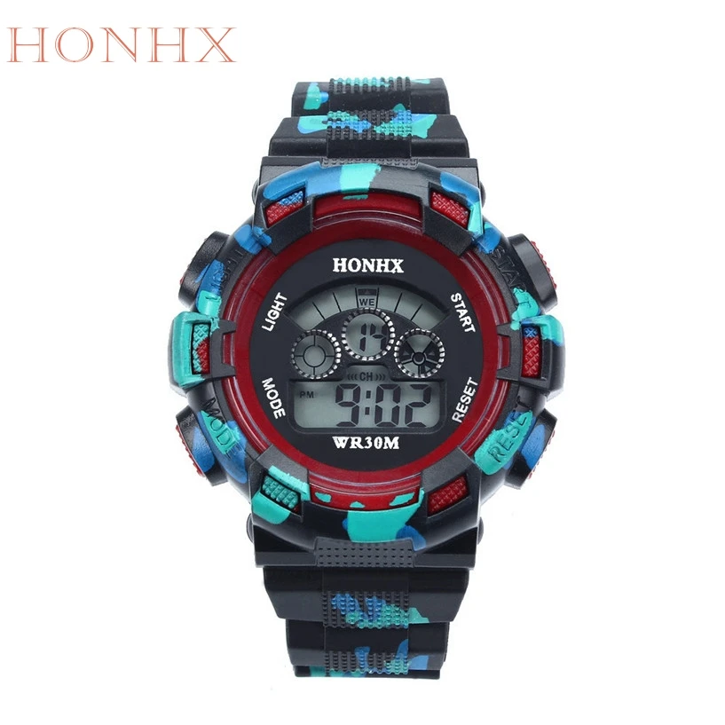 Горячая Распродажа HONHX Fabulous 2019 новые мужские цифровые светодиодные часы с