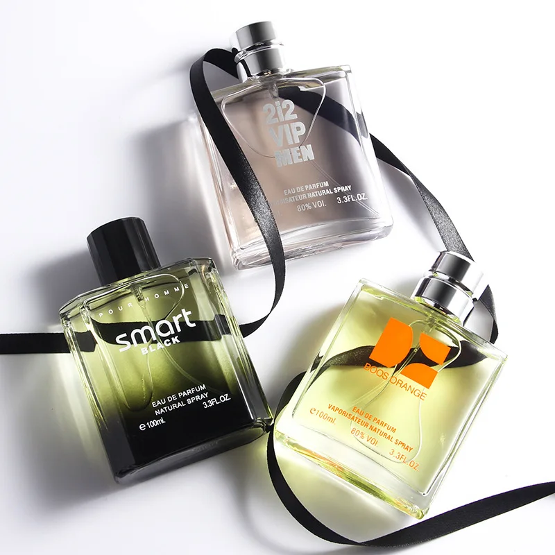  3 types 100ml men's perfume masculino with Pheromones fragrance fresh bottle glass parfum eau de to
