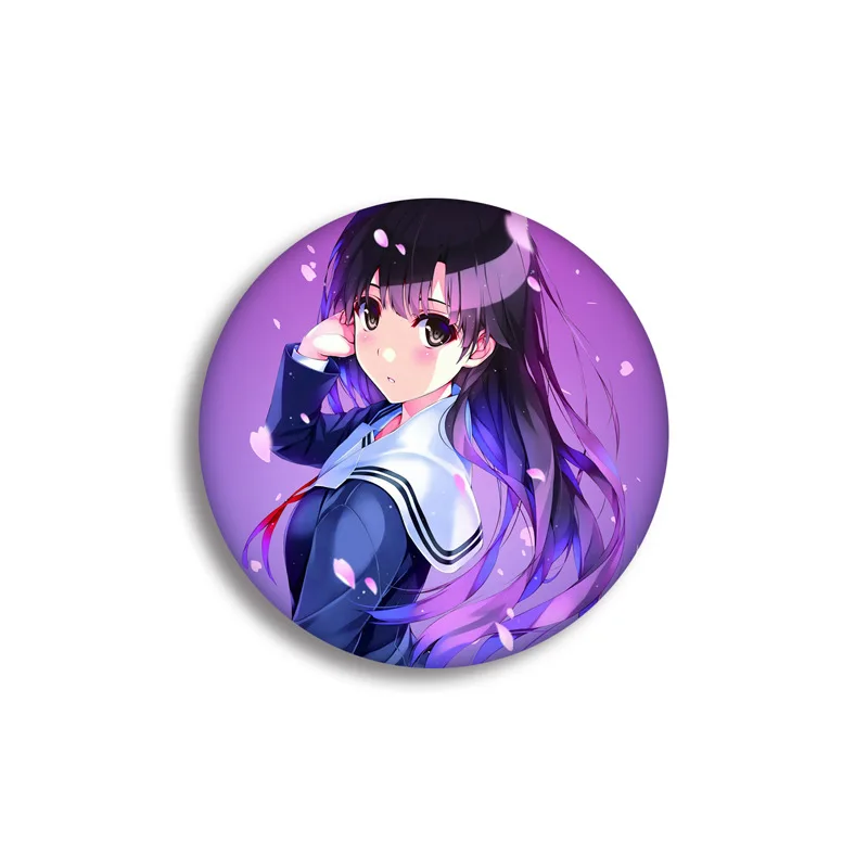 Аниме Saenai Heroine No Sodatekata значок косплея японская мультяшная фигурка броши булавка