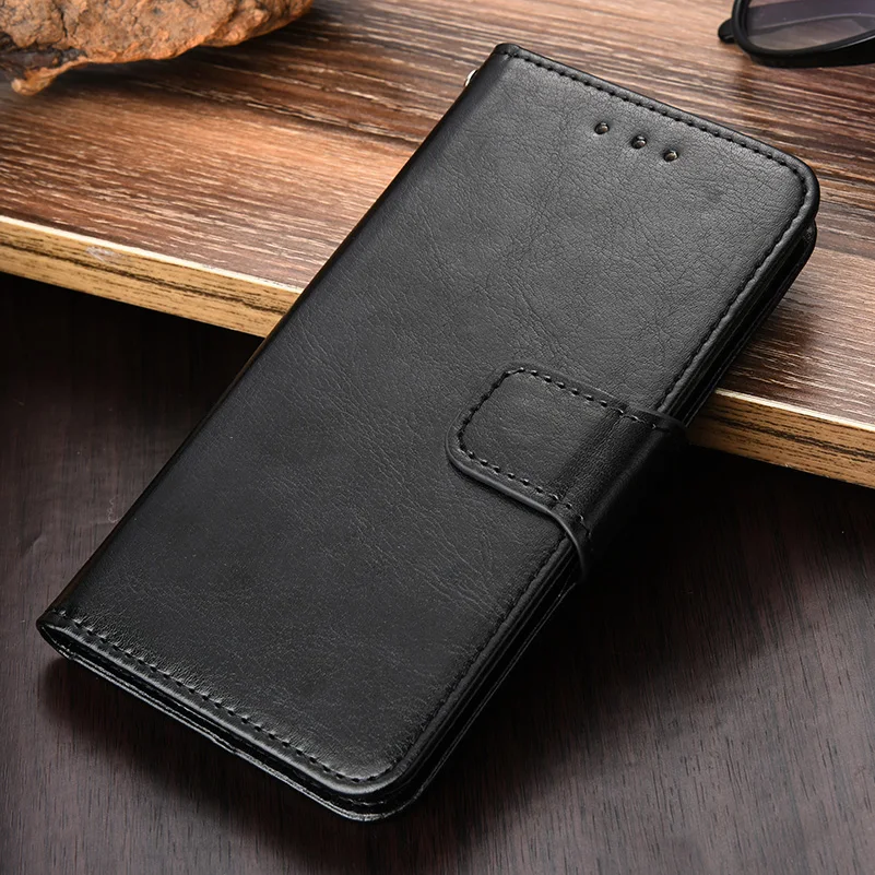 Флип кейс для huawei honor 7 6 Plus чехол Crazy Horse кожаный бумажник с подставкой карт