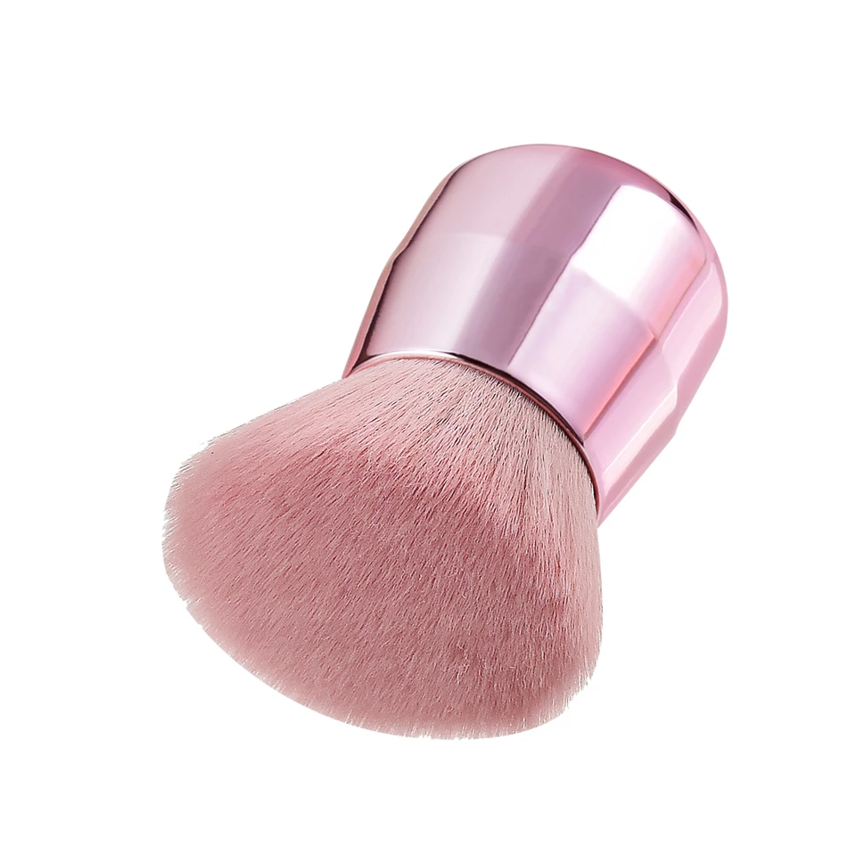 BBL Pro розовая кисть для лица/тела/щек Кабуки для макияжа пудра Кисть для основы мягкая и пушистая портативная Кисть для макияжа для растушевки - Handle Color: Foundation brush