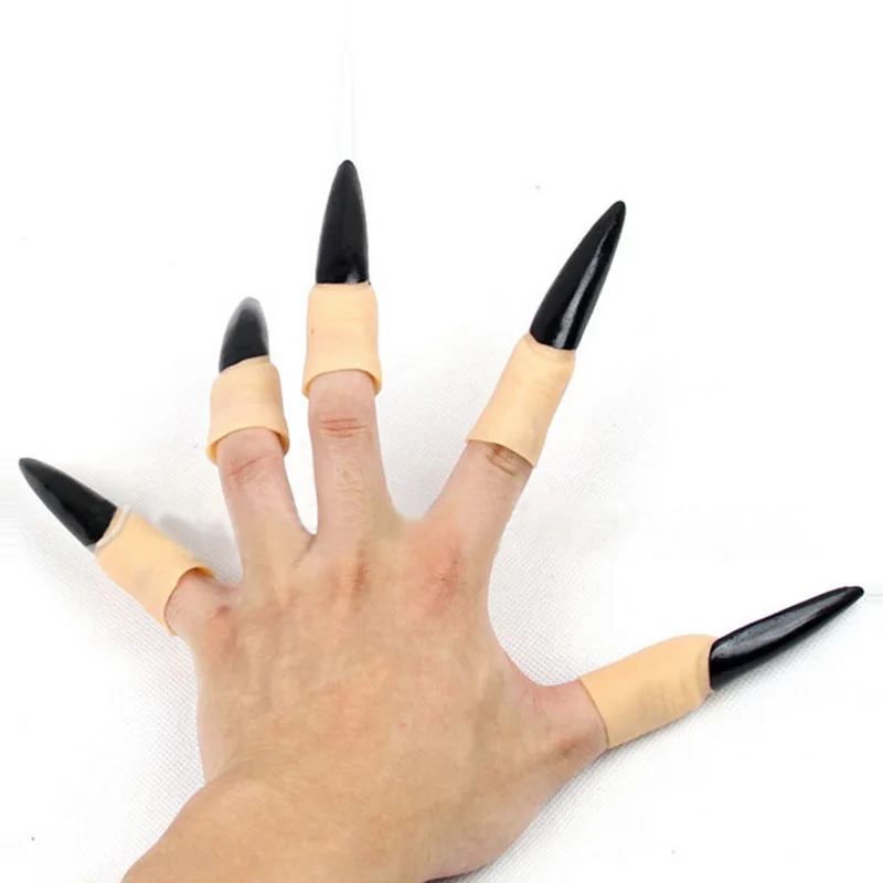 Halloween trick toys Props zombie fake finger sets 10 pcs The witch