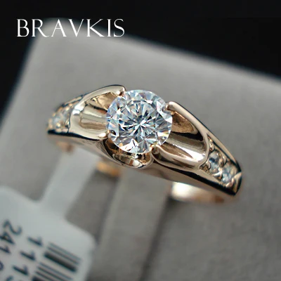 Женские винтажные обручальные кольца BRAVEKISS с камнями bague mujer moda ювелирные изделия