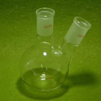 

Flat Bottom Flask,250ML,24/40,2 Neck,two Neck,Chemistry Lab Glassware