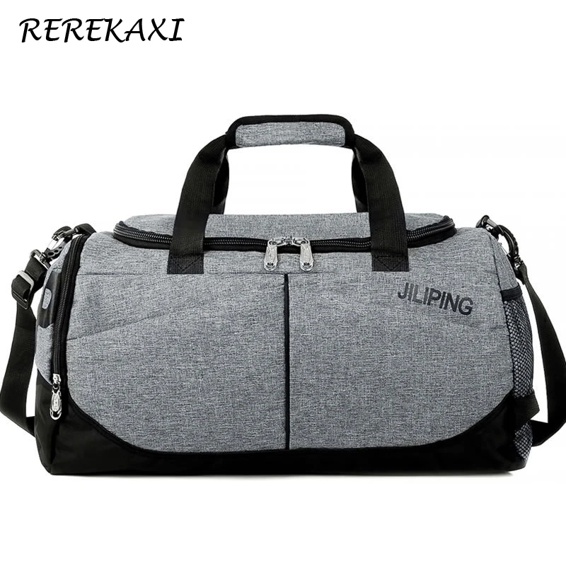 En Ligne Hommes sac de voyage femmes grande capacité bagages sac à main homme toile sac de voyage femme sacs à bandoulière pliable sacs à bagages