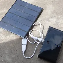 Worallymy 6 в Солнечная Панель зарядное устройство 3,5 Вт Поликристаллический солнечный элемент DIY Зарядка батарея телефон MP3 MP4 зарядная панель