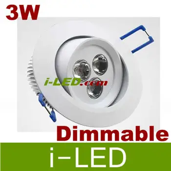 

3W 300 LM Led Downlights Recessed Lamp Cool/Warm White 85-265V 60 beanangle warm white pure white freeshipping