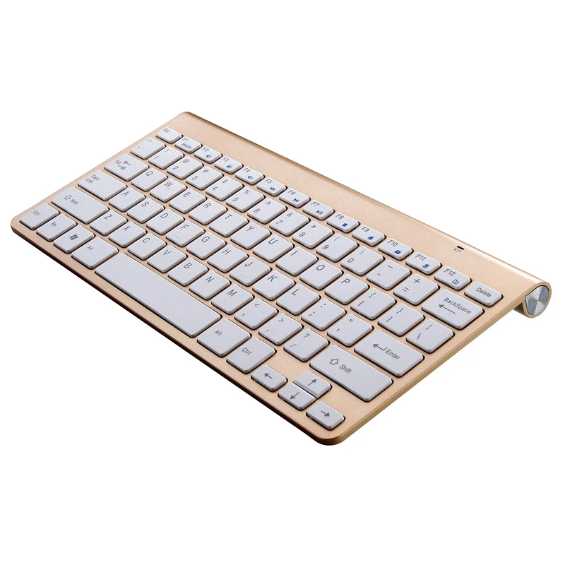 Турецкая клавиатура наклейки 2,4 г беспроводная клавиатура ножницы ноги ультра-тонкий Klavye для Apple стиль Mac Win XP 7 8 10 ТВ коробка