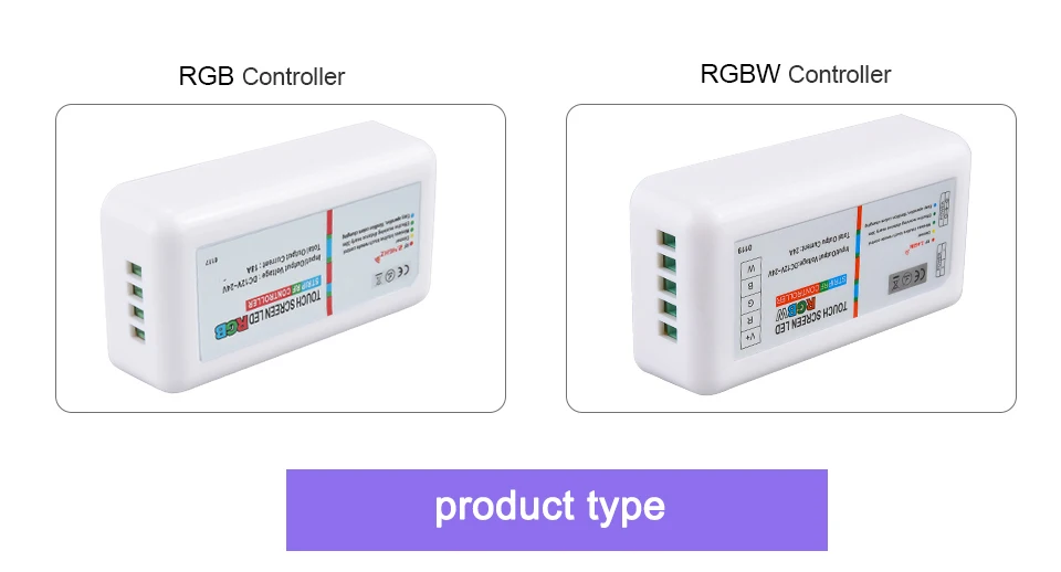 2,4 г сенсорный экран светодиодный RGBW RGB контроллер светодиодные полосы DC12-24V Беспроводной RF Диммер с удаленным управлением для RGB RGBW светодиодные полосы света