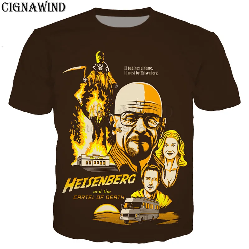 

Latest Harajuku style fashion t shirt men/women TV Breaking Bad 3D printed t-shirts casual hip hop tshirt streetwear unisex tops