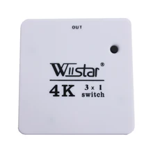 HDMI коммутатор 3 порта с адаптером питания переменного тока коммутатор сплиттера HDMI 4 K 3D