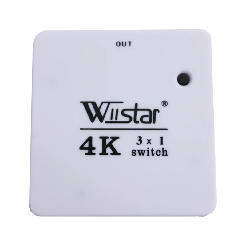 

Wiistar 4k Mini 3 Port HDMI Switcher HDMI Splitter HDMI Port for Smart Android HD 1080P 3 Input to 1 Output free shipping