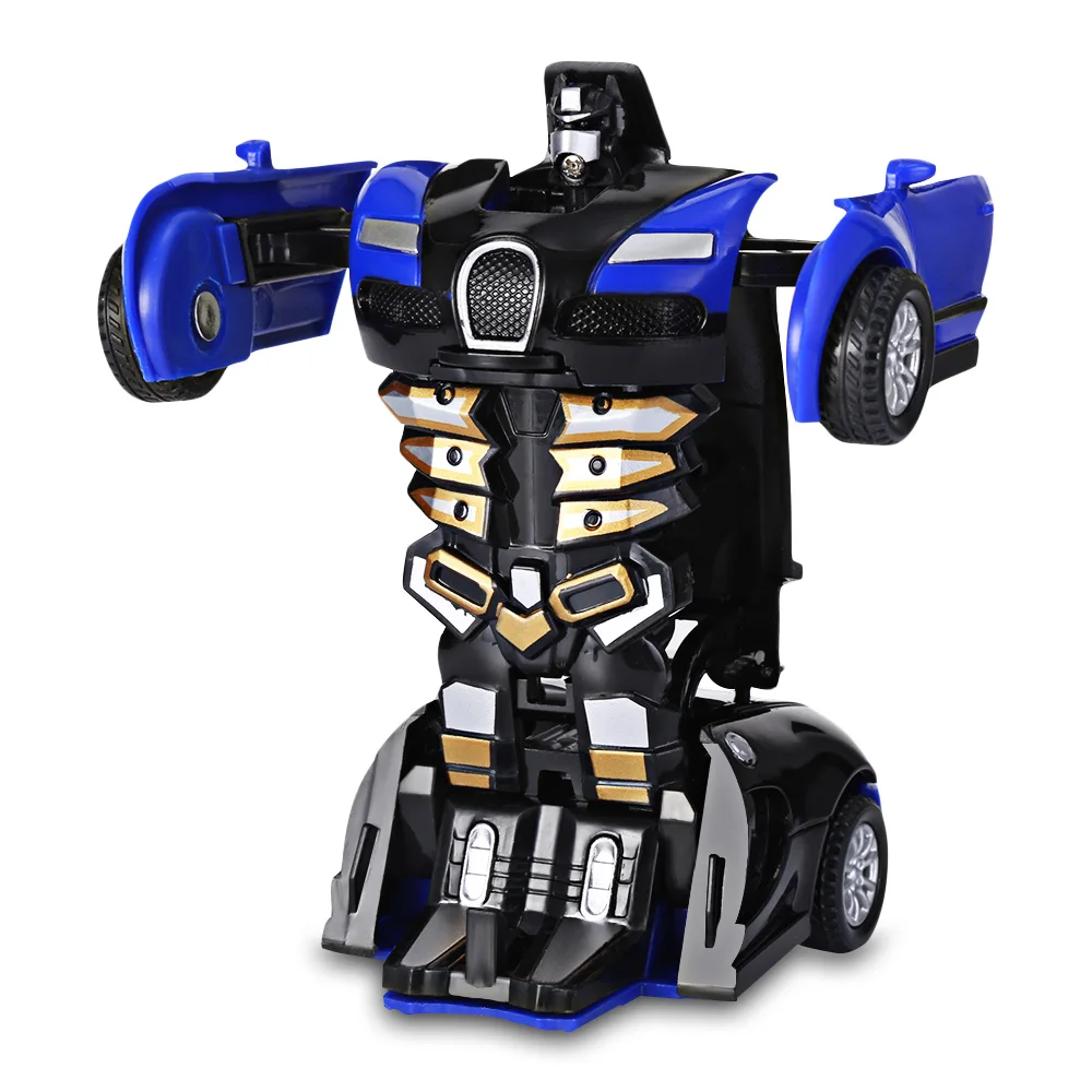 

Big sale Mini Transformation Robot Car One Step Impact Deformation Vehicles Toy for Children, Kids and Toddlers