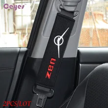 Ceyes чехол на автомобильный ремень безопасности хлопок автомобильный Стайлинг чехол для Fiat UAZ эмблема значок крышка 469 Патриот аксессуары для автомобиля-Стайлинг 2 шт./лот