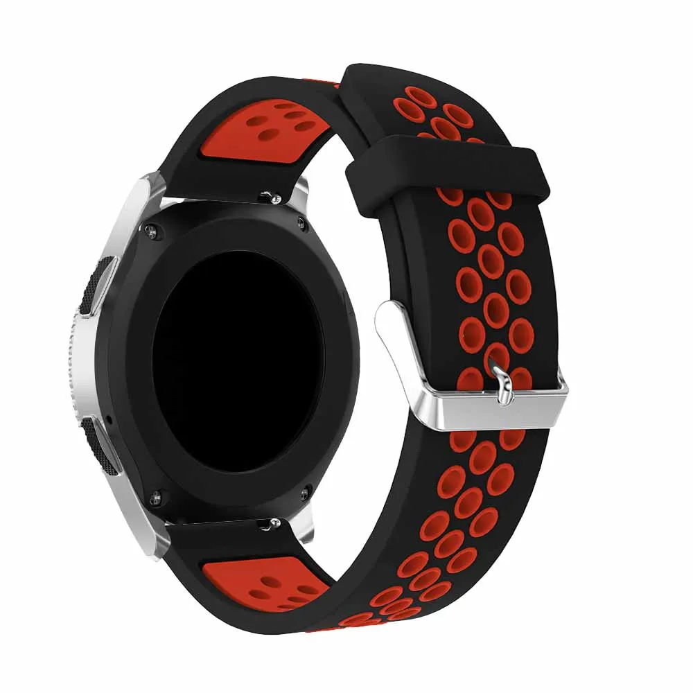 Спортивный силиконовый ремешок для samsung gear S3 Frontier/Классический 22 мм ремешок для часов сменный Браслет для samsung Galaxy Watch 46 мм