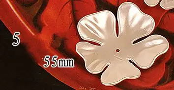 [Сделай сам] Рыба Юэ Хан ювелирные аксессуары ABS имитация оболочки цветок кольцо на голову обруч волос ручной материал - Цвет: 18