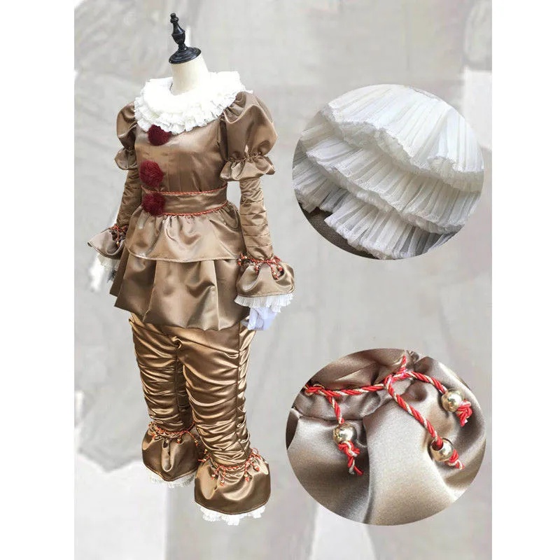 Adult-Men-Women-Clown-Costume-Suit-Fancy-Halloween-Stephen-King-s-It-Pennywise-Terror-Cosplay-Costume (1)