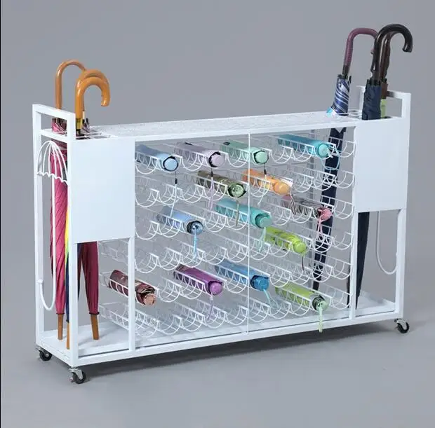 Iron rain umbrella rack hotel bank lobby umbrella storage rackin